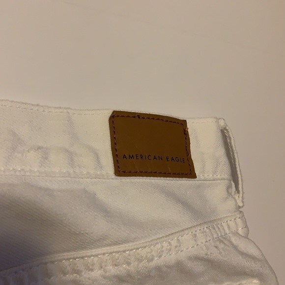 🆕 American Eagle Outfitters White High Waisted Shorts - Women’s Size 6 - Picture 5 of 6